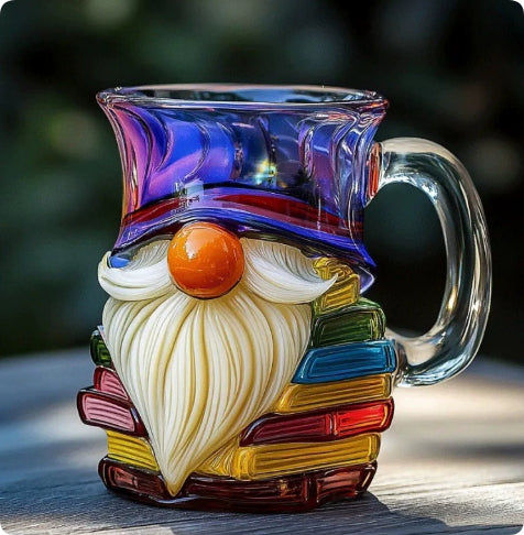 Book Stack Coffee Cup - Unique Resin Mug