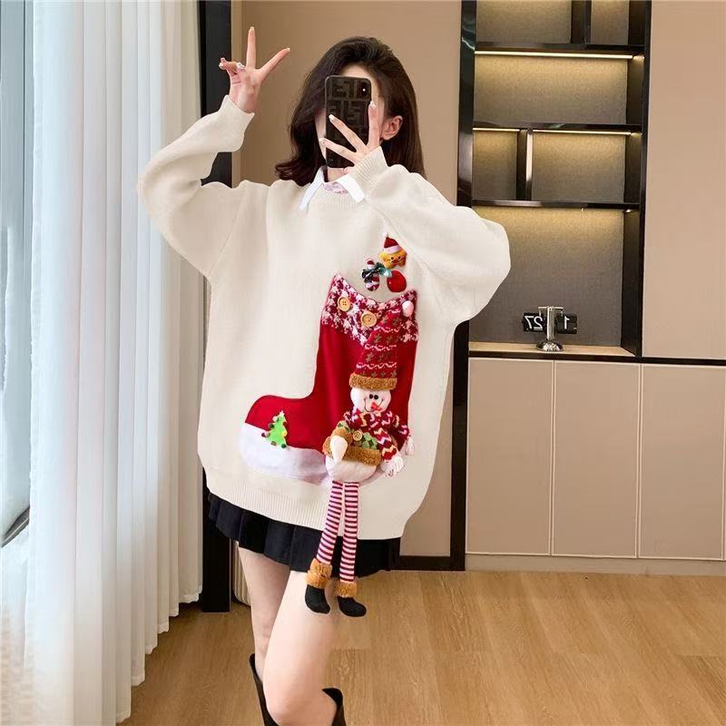 Christmas Sweater Women's Winter Loose