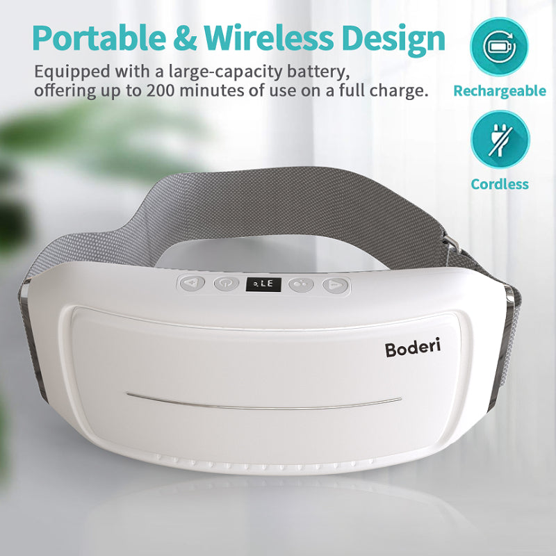 White electronic device with gray mesh on a light gray background, featuring the brand 'Baderi'.