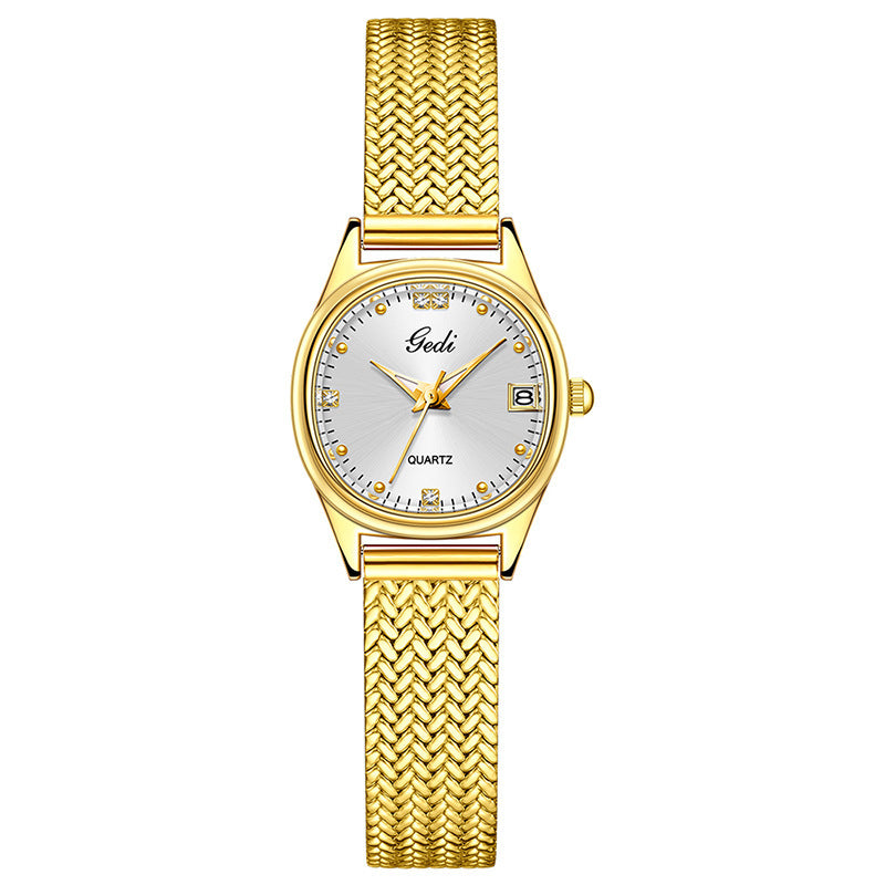 Vintage Waterproof Quartz Watch - Korean Style