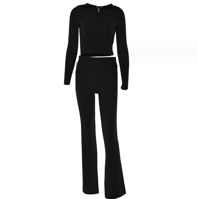 The Velour Zip Lounge Set