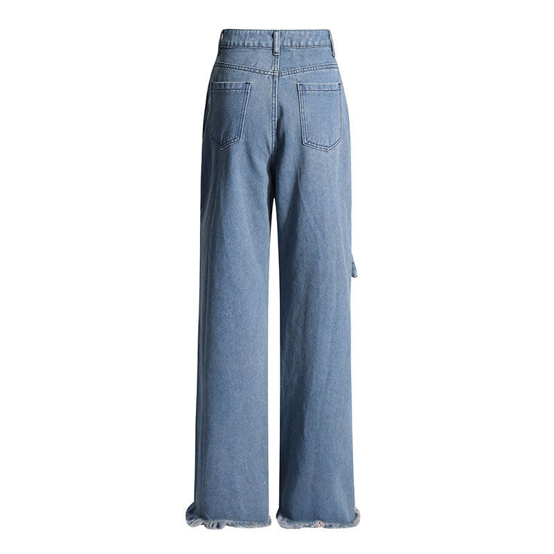 The Pantalon Patchwork Bleu