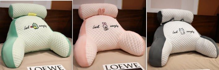 Triangle Reading Cushion - Fluffy Backrest Pillow