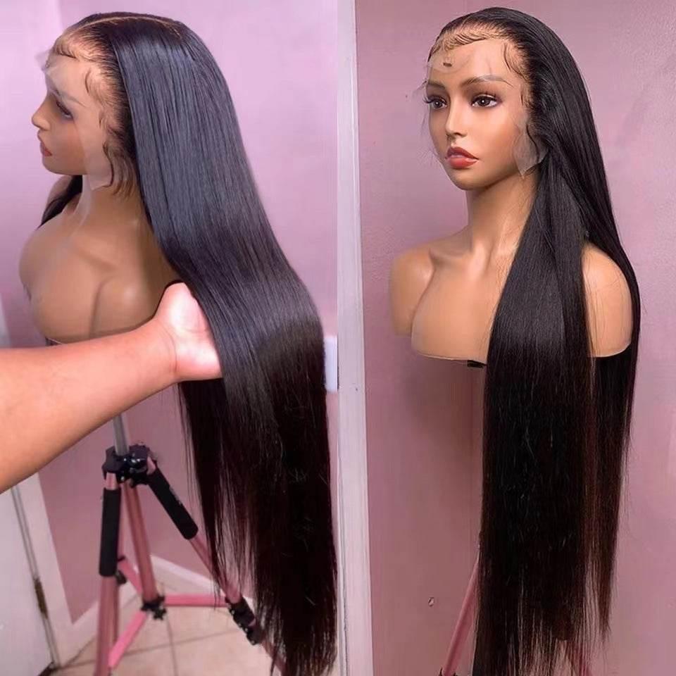 Lace Wig Women's Long Straight High-temperature Fiber Chemical Fiber - Millivan supplies 