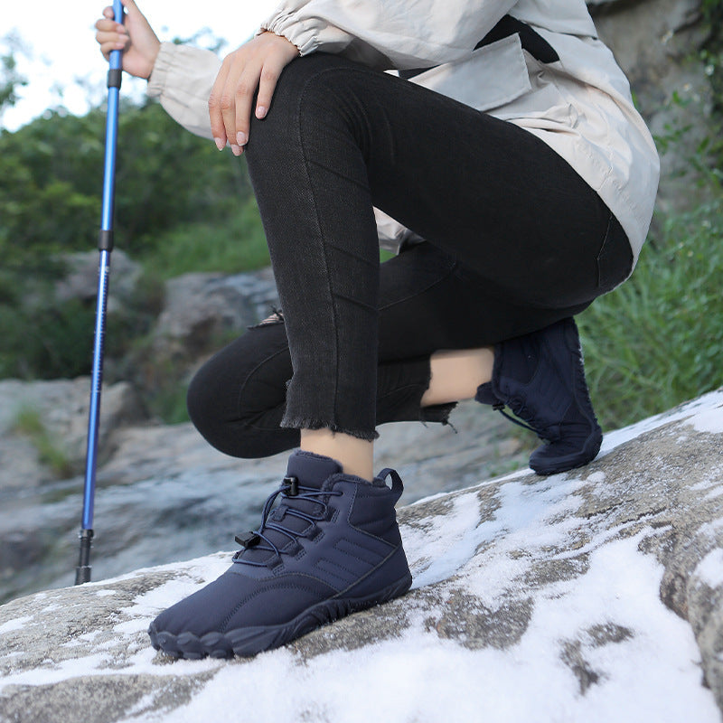 Unisex Winter Outdoor Boots - Adult Men Women Warm Slip-On Sports Shoes