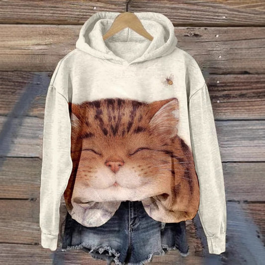 Women's 3D Digital Print Sweatshirt - Loose Fit