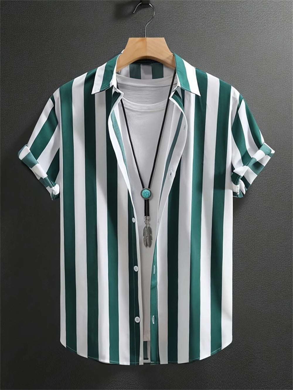 Men's 3D Printed Retro Fashion Shirt - All-Matching Vintage Style