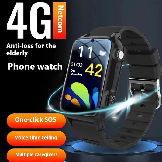 Elderly 4G Smart Watch - GPS Positioning Anti-Lost