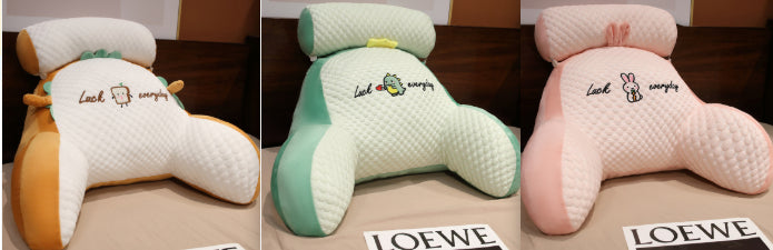 Triangle Reading Cushion - Fluffy Backrest Pillow