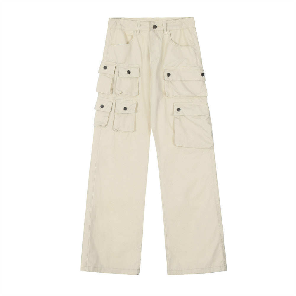 Men's Tactical Multi-Pocket Workwear Trousers | Apricot, Black & Brown | S–XL