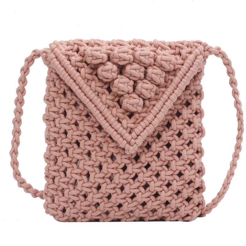 Western-Style Wool Square Messenger Bag - Women's Trendy Shoulder Bag