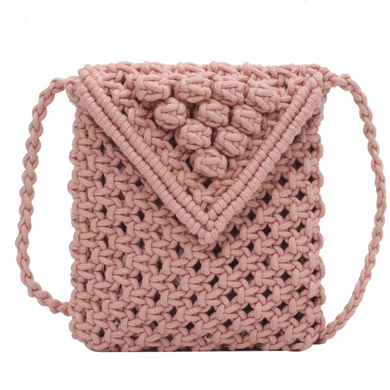 Western-Style Wool Square Messenger Bag - Women's Trendy Shoulder Bag