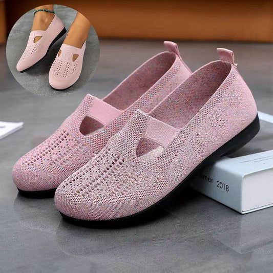 Women Flats Shoes Breathable Mesh Shoes Summer Light Loafers - Millivan supplies 