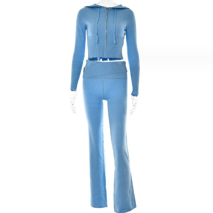 The Velour Zip Lounge Set