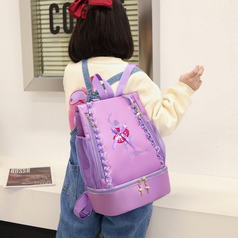 Children's Shoulder Dance Backpack Latin Ballet School Bag