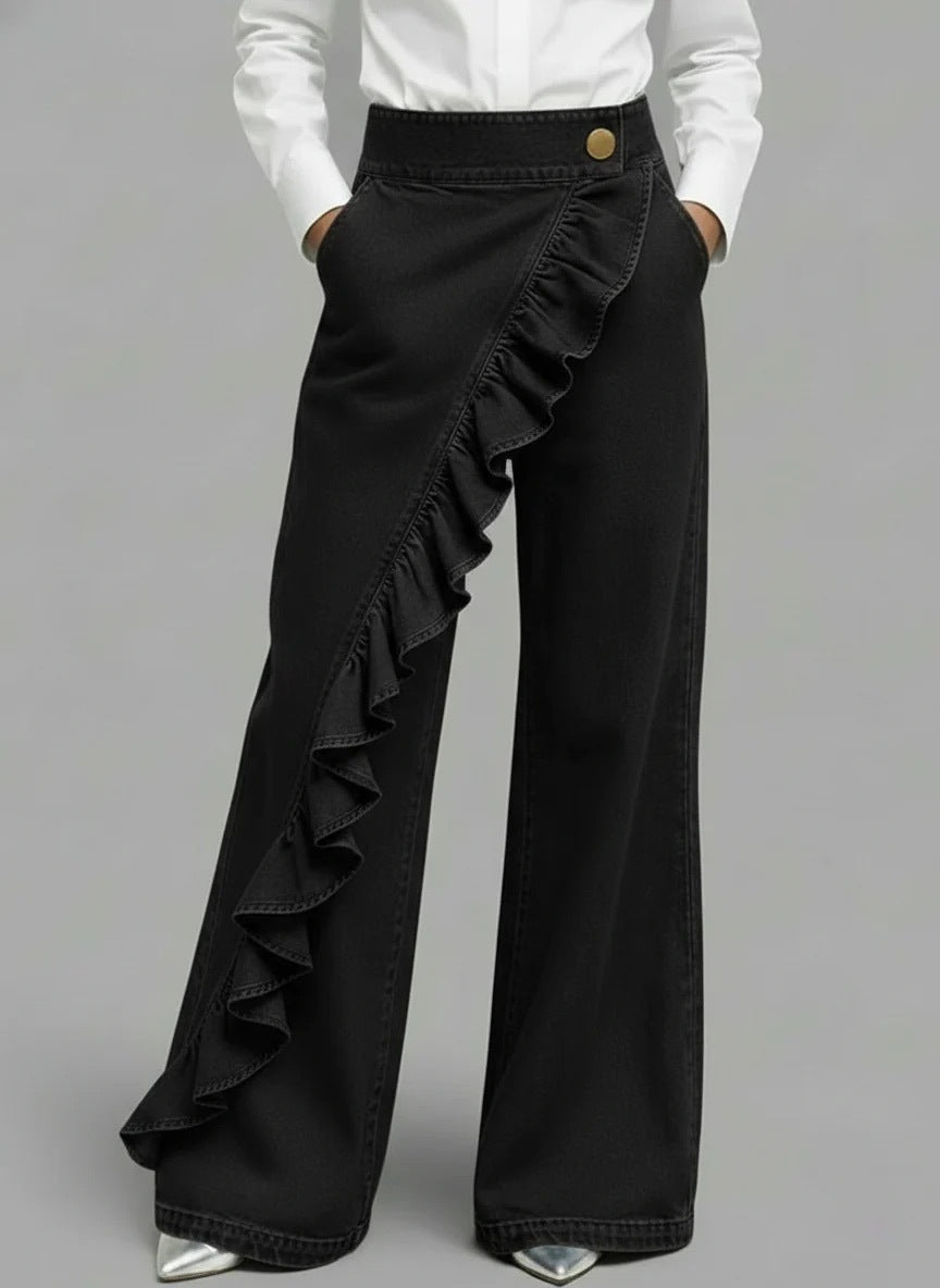 The Pantalon Ourlet Irrégulier