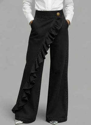 The Pantalon Ourlet Irrégulier