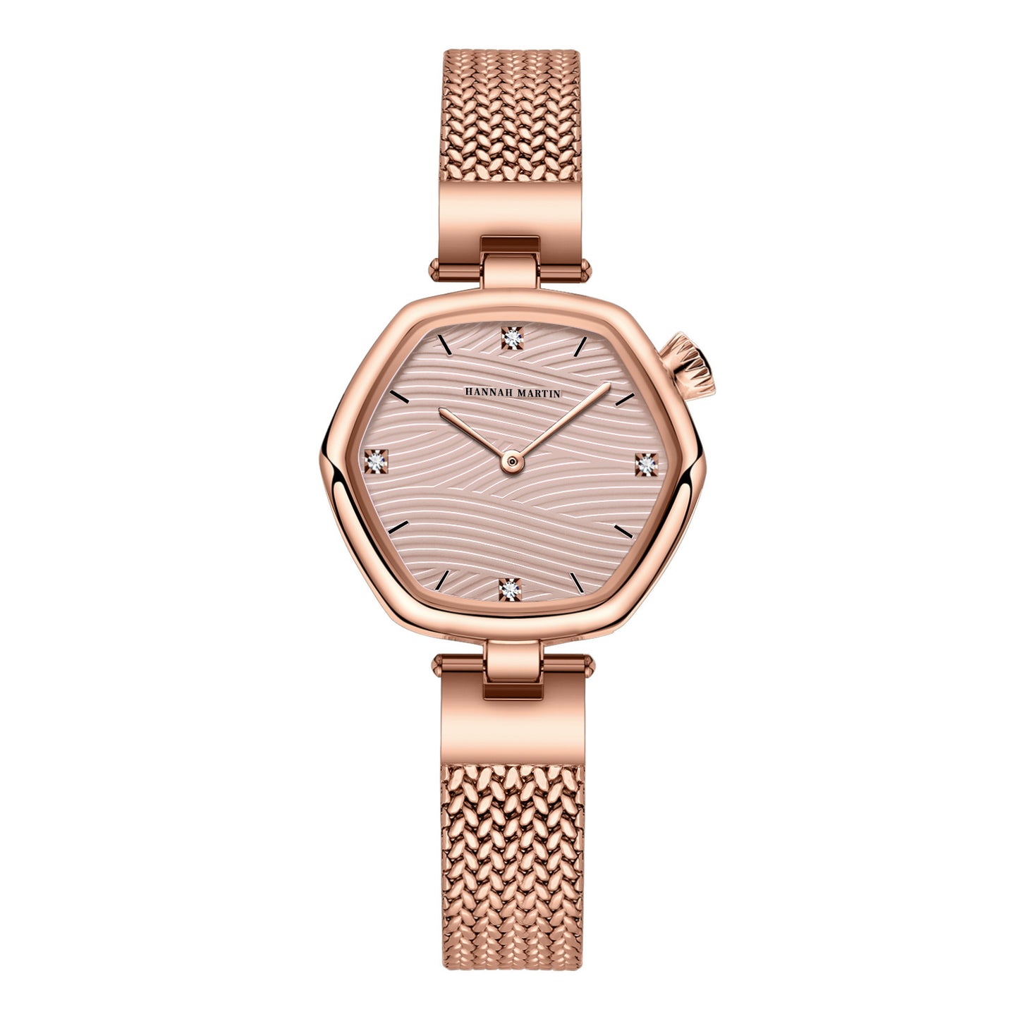 Fashion Hexagonal Movement Women's Watch - Simple