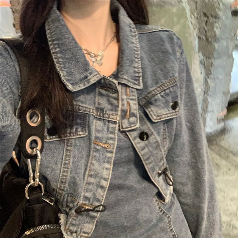 Women's Denim Jacket and Skirt Set - Adult Fashion Outfit