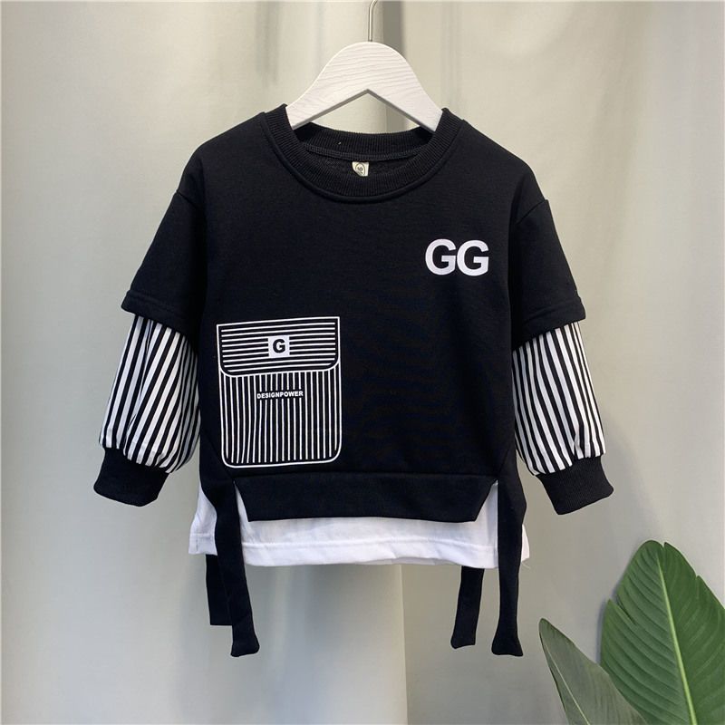 Children's Fashion Sweater Pants Suit - Korean Style Autumn Outfit for Boys & Girls