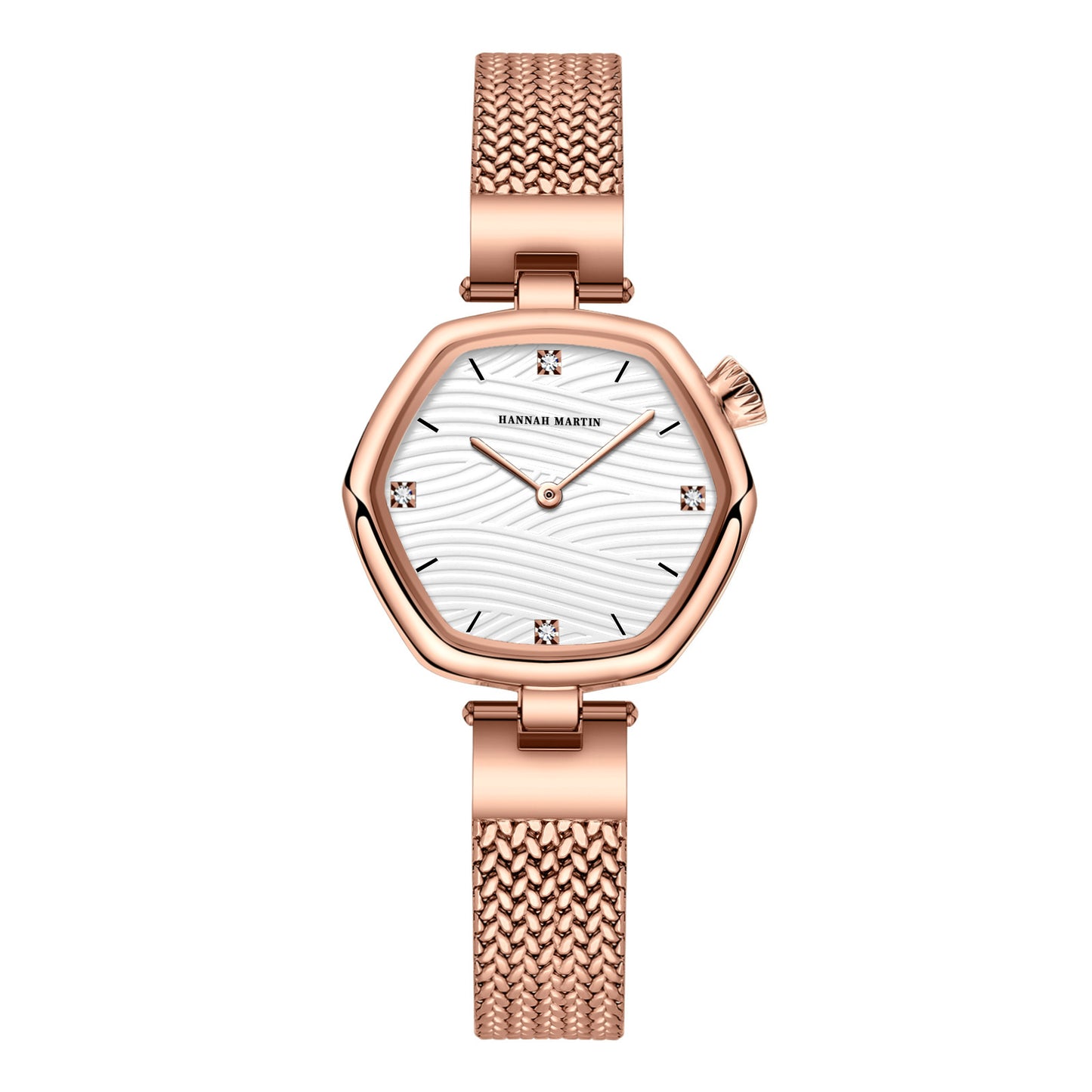 Fashion Hexagonal Movement Women's Watch - Simple