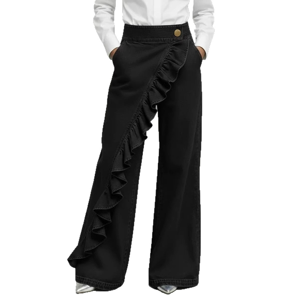 The Pantalon Ourlet Irrégulier