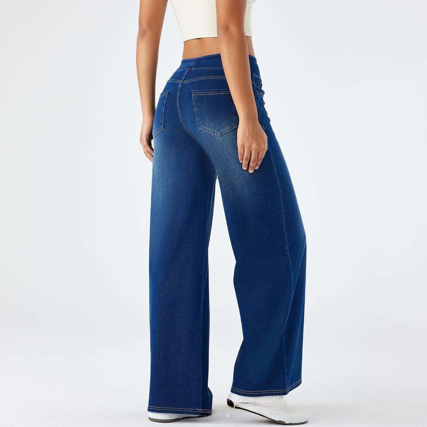 Women's High-Waist Wide-Leg Jeans | 5 Colours | S–5XL | Medium & Short