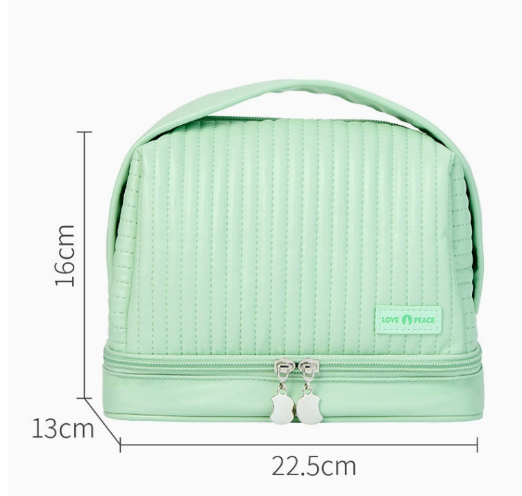 Toast Makeup Bag PU Waterproof And Multifunctional