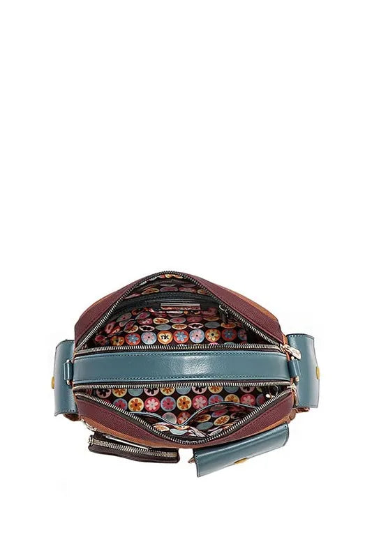 Nicole Lee USA multi-pocket messenger bag in [color] - designer crossbody bag with multiple compartments for organization - premium quality handbag for women - Millivan Supplies