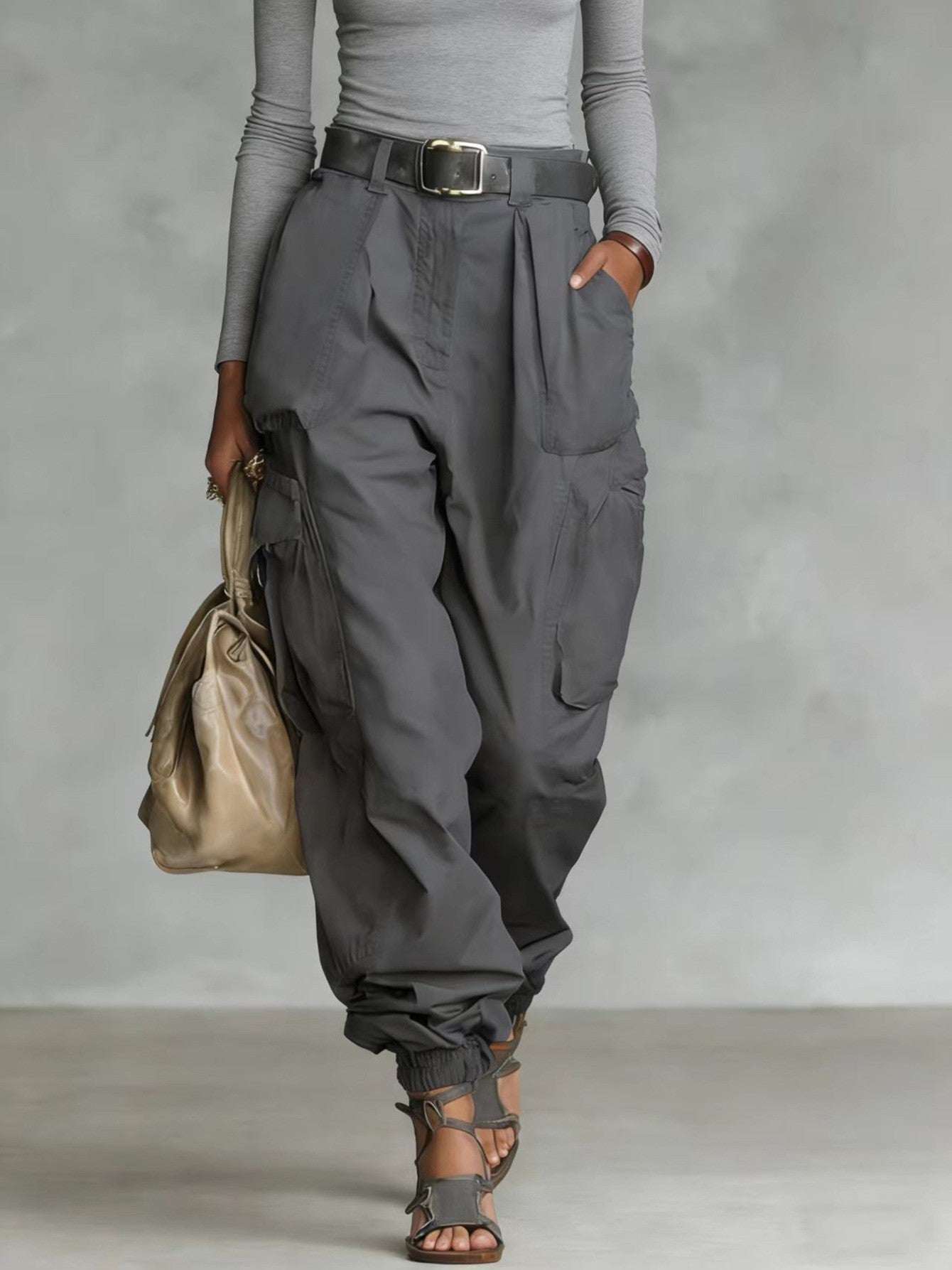 Women's High-Waist Loose Wide-Leg Trousers | 12 Colours | S–2XL