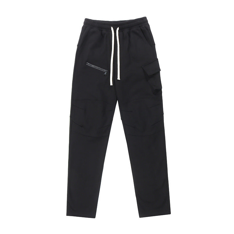 Men's Hip Hop Casual Trousers | Black & Green | M–2XL